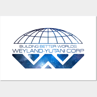 Alien Weyland Yutani Corp Logo Posters and Art